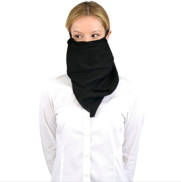 charlie Other - NWT Charlie the Filtered Scarf! Ev2 Filtered Bandana Scarf Mask in Black MERV 16